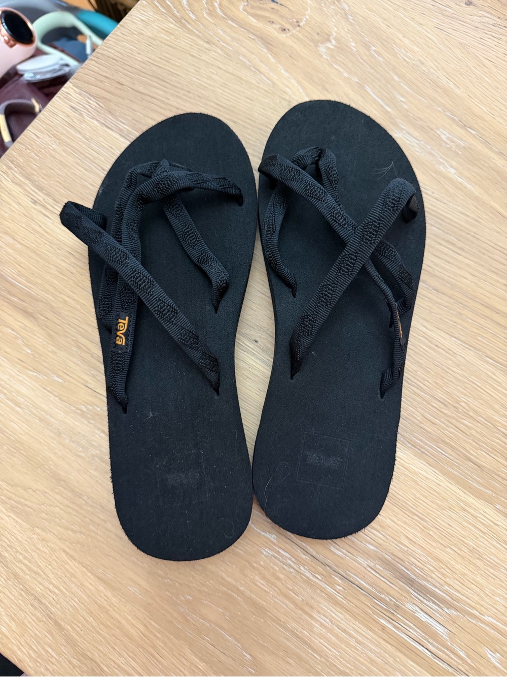 Teva Women’s Black Crisscross Strap Sandals